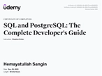 SQL & PostgreSQL:The complete Developer's Guide